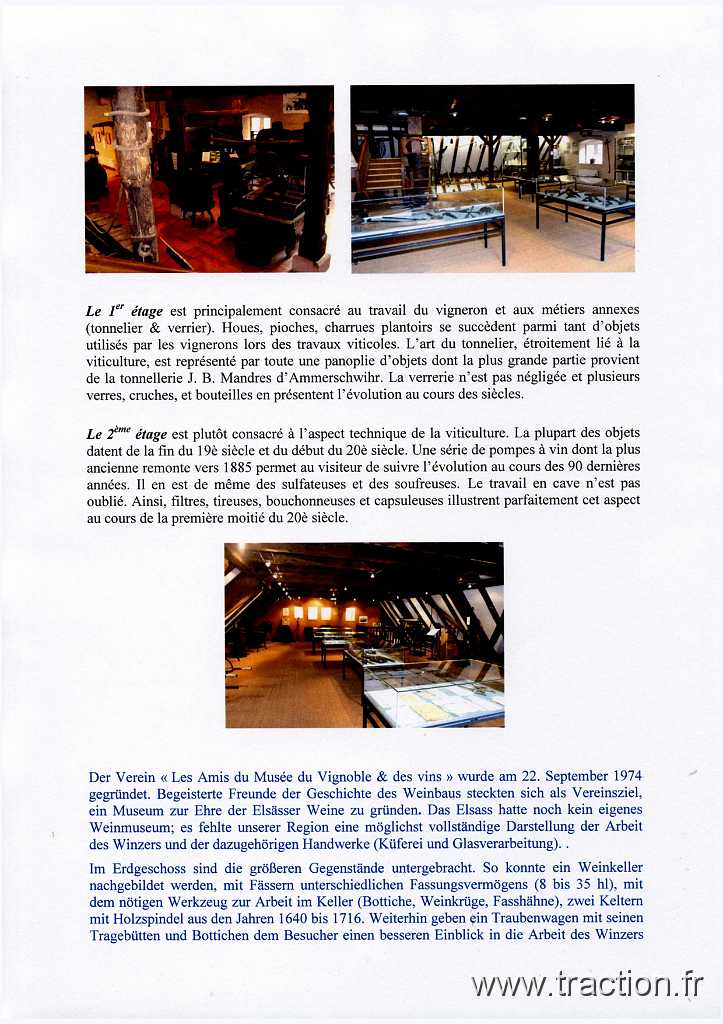 201009_patrimoine (9).jpg - 18/09/2010 - CLUB DE VHICULES ANCIENS D'ALSACE-MULHOUSECVAAM BP 1186 - 68053 MULHOUSE CEDEX27mes JOURNES EUROPENNES DU PATRIMOINEKIENTZHEIM - Muse du Vignoble